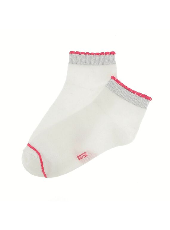 Girls' ankle socks CYAJOCHO6B / 18SI01RESOQ000