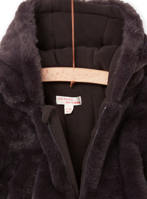 Plain hooded jumpsuit PUGROPIL / 22WG10F1PIL929