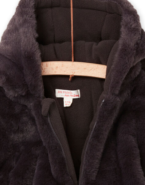 Plain hooded jumpsuit PUGROPIL / 22WG10F1PIL929