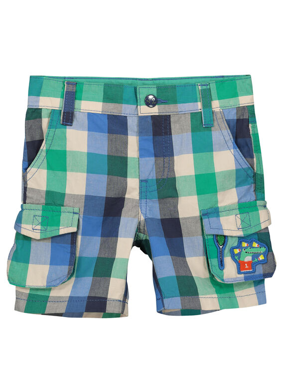 Boys' fancy shorts with pockets FOCABER4 / 19S902D4BER205