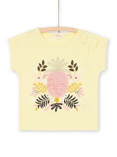 Yellow and pink T-shirt LAJAUTI2 / 21S901O2TMC116
