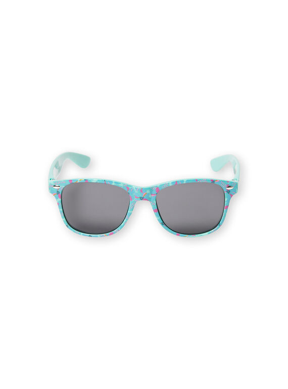 Turquoise sunglasses child girl LYAMERLUN3 / 21SI01D3LUNG621