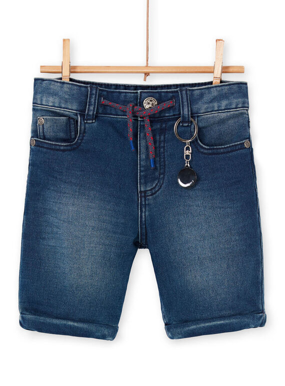 Blue jeans Bermuda shorts for children and boys LOHABER1 / 21S902X2BERP274
