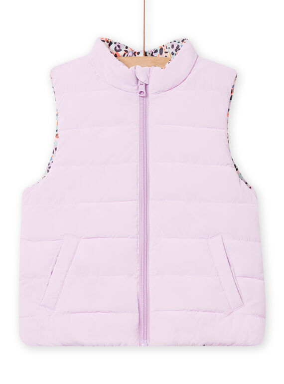 Reversible sleeveless jacket parma child girl NAPANDOUNEX / 22S901D3D3E320