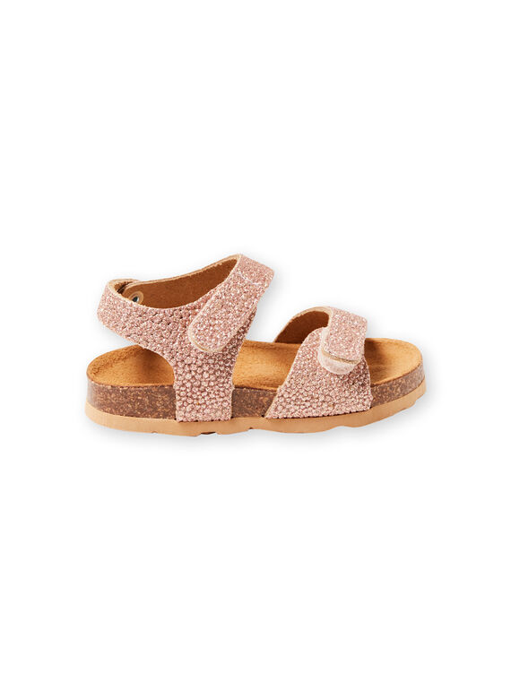 Baby Girl Pink Gold Sandals LBFNUGOLD / 21KK3757D0EK009