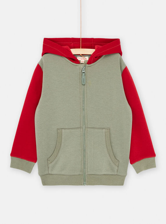 Green KIDS CARDIGAN SOJOGIL2 / 23W902N2GIL631