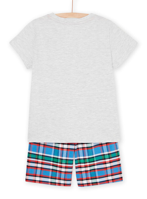 Grey pyjamas with dinosaurs playing basketball REGOPYCBAS / 23SH12H2PYJJ922