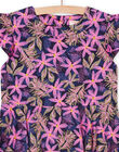 Short sleeve printed dress PAKAROB2 / 22W901L1ROBC211