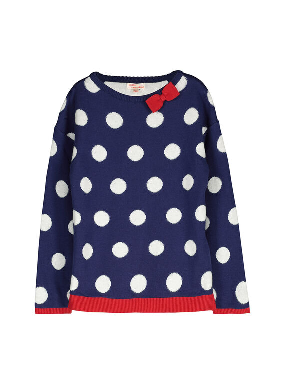 Girls' fancy sweater FACOPULL2 / 19S90182PUL703