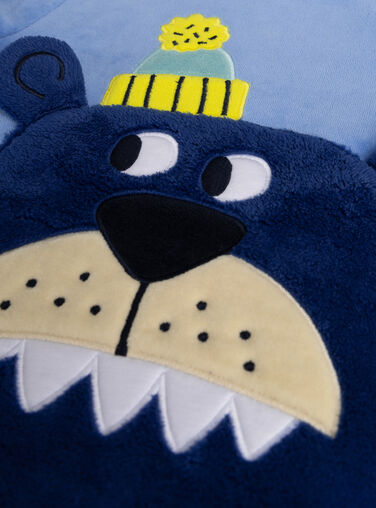 Phosphorescent velvet pajamas for boys  VEGOPYJPOCH / 24WH1293PYJC230