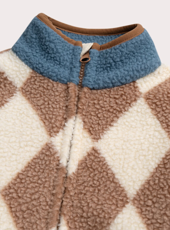 Off white KIDS CARDIGAN XOJOGIL2 / 25W902D2GIL009