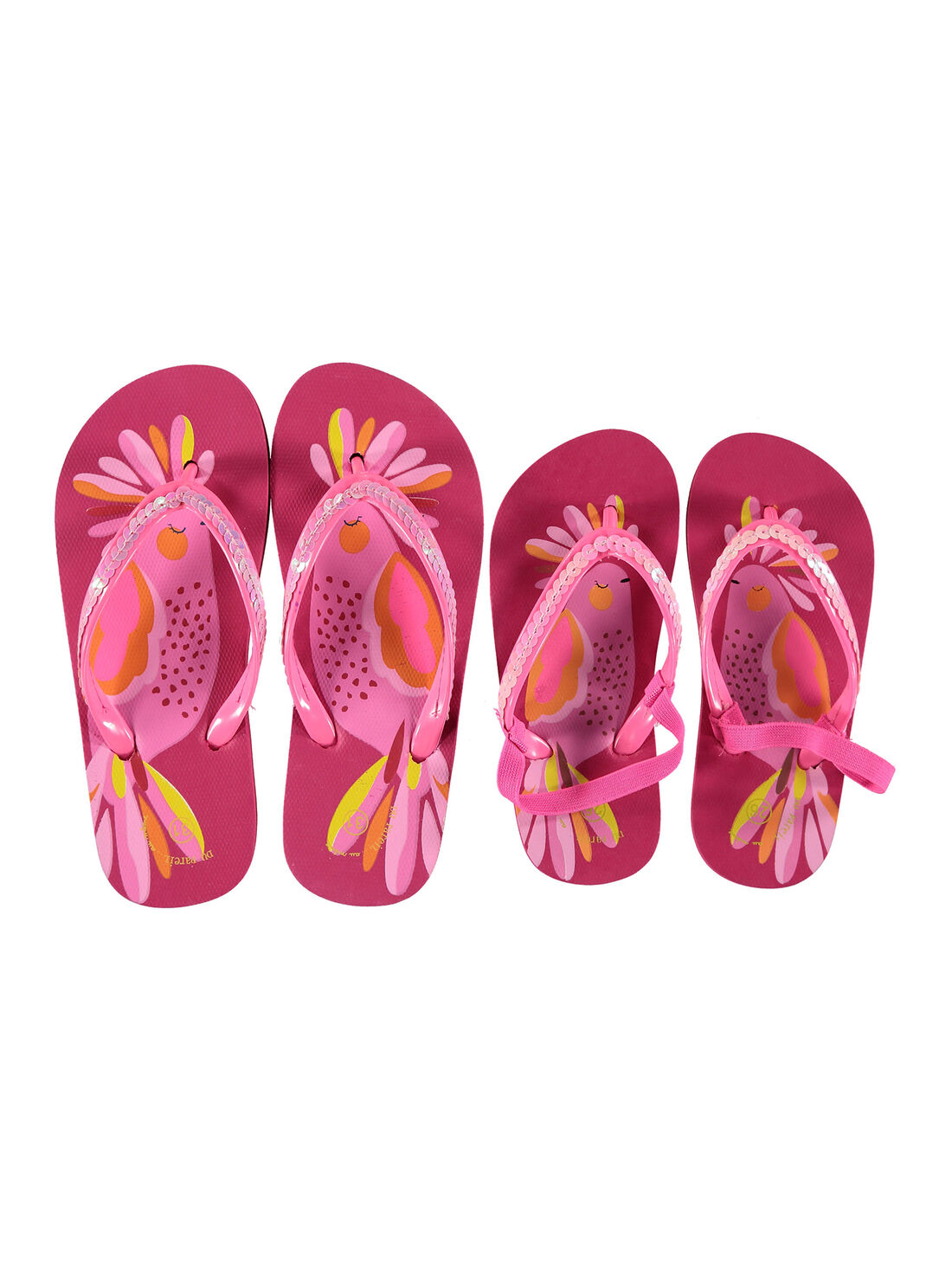 Girls pink flip flops hotsell