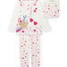 Child girl super-star pyjama set in ecru