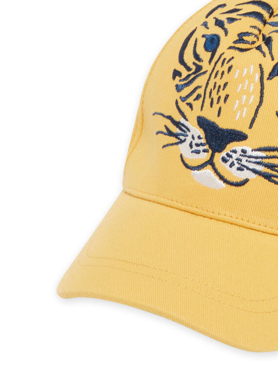 Yellow tiger cap child boy NYOJOCAP2 / 22SI02C4CHAB107