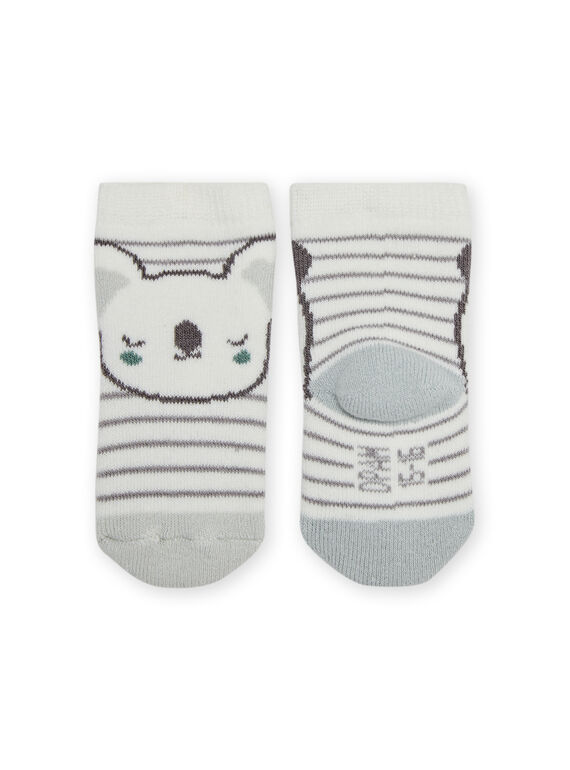 Socks with stripes and koalas POU1CHO3 / 22WF4281SOQ001