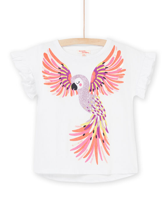 T-shirt with parrot pattern RANEOTI1 / 23S901O4TMC000