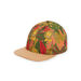 Child boy military green cap with jungle print