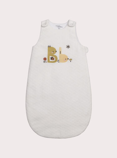 White BABY SLEEPING BAG XOU2GIG / 25WF4261TUR000