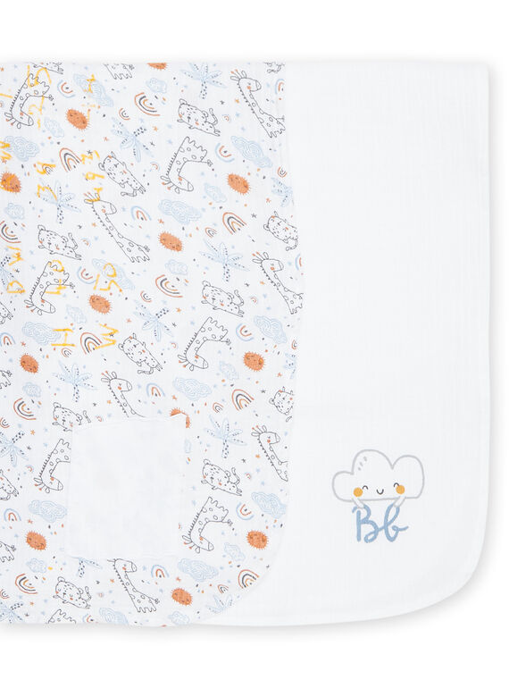 Set of 2 white swaddles ROU1LAN / 23SF4261LAN000