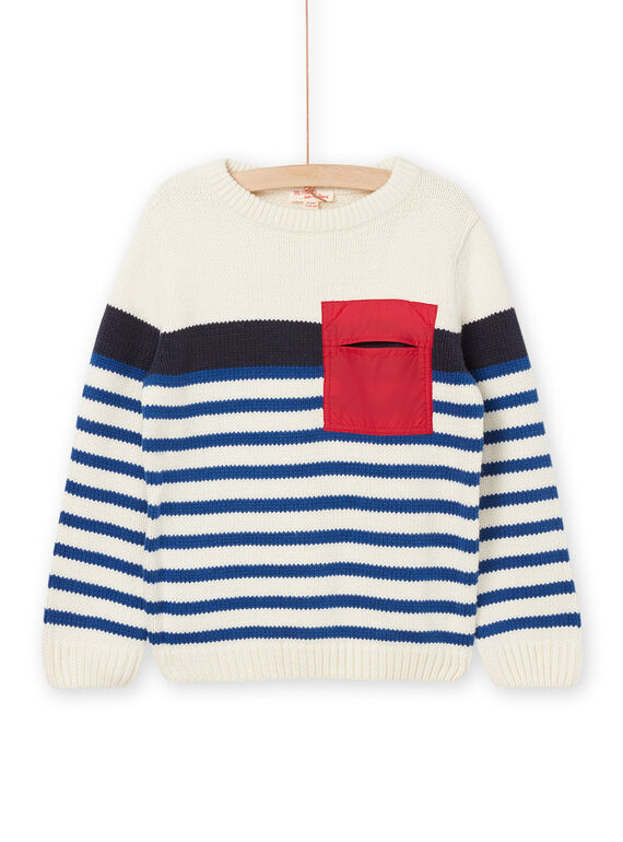 Striped knitted sweater ROJOPUL2 / 23S90282PUL001