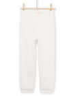 Pyjamas T-shirt and velvet pants set with 3D fox animation PEFAPYJFOX / 22WH1138PYJ001
