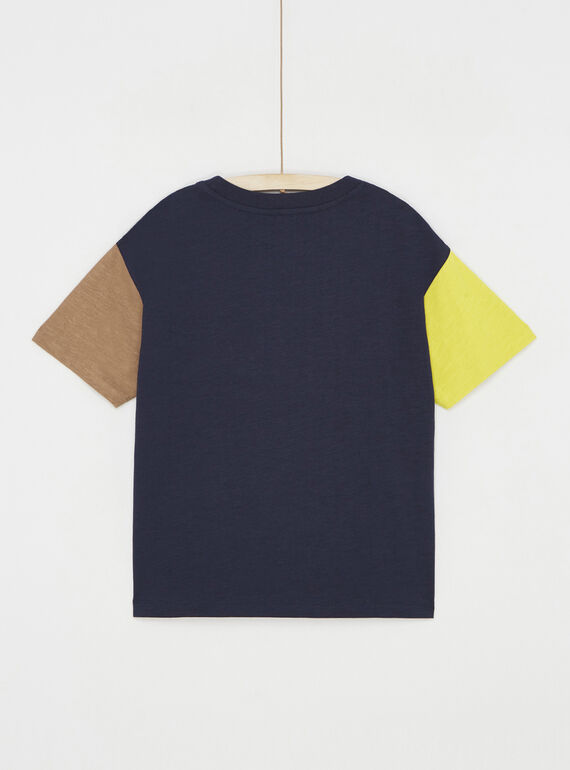 Midnight blue t-shirt with dinosaur animation SOLINTI1 / 23W902H2TMC705