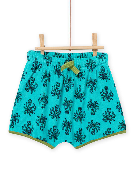 baby boy turquoise outfit NUPLAENS1 / 22SG10K1ENS202