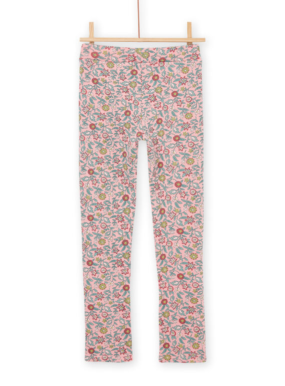 Fleece pants with floral print PARHUPANT / 22W901Q1PAN303