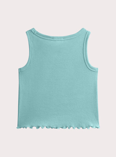 Lagoon blue TANK TOP WAJODEB1 / 25S901M3DEB210