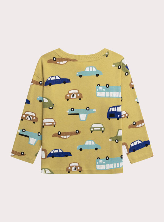 Straw yellow TEE SHIRT LS XOCOTEE2 / 25W902O2TML104