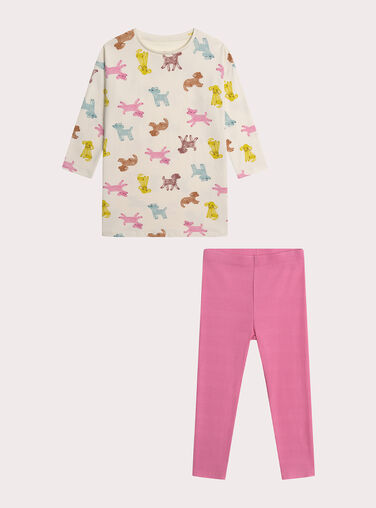 Dark off white NIGHT DRESS XEFACHUDOG / 25WH1131CHN003