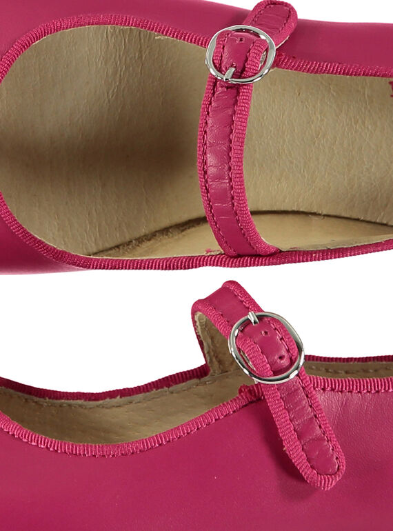 Girls' smart leather Mary-Janes FFBABBRIDE2 / 19SK35C4D13304