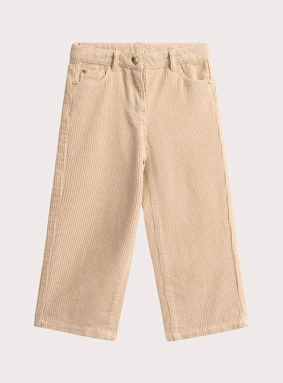 Light beige PANTS VABAPANT1 / 24W901Q1PAN808
