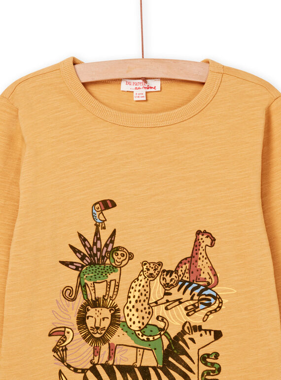 Jungle print T-shirt POMOTEE5 / 22W902N2TMLB106