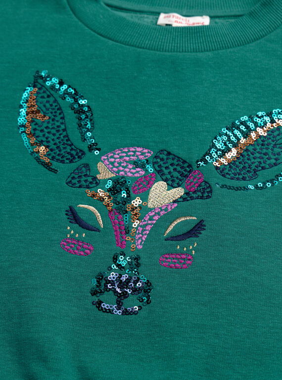 Green SWEAT SHIRT XAMYSWEA / 25W901R1SWE608