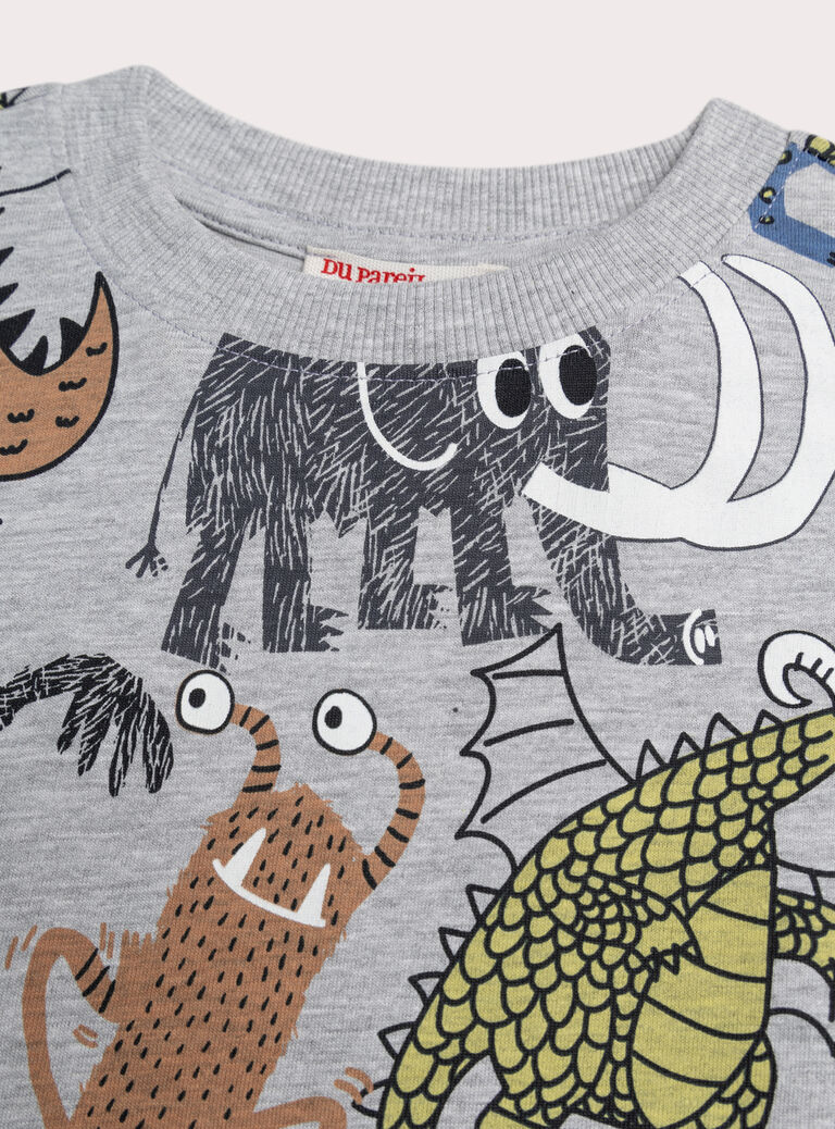 Grey TEE SHIRT LS XOROCTEE1 / 25W902S1TMLJ922