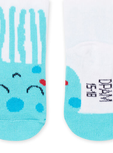 White SOCKS NYUFICCHO2 / 22SI10U2SOQ000