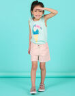 Child girl ice blue T-shirt NAFICDEB2 / 22S901U2DEB219