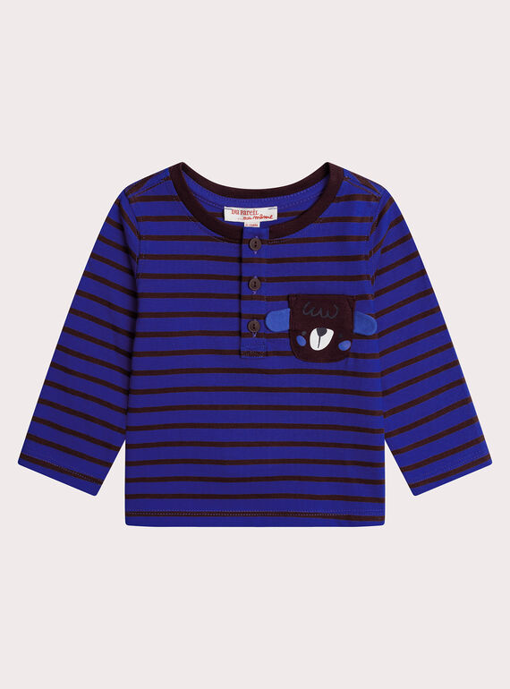 Blue TEE SHIRT LS XUBLUTUN / 25WG10N2TMLC231
