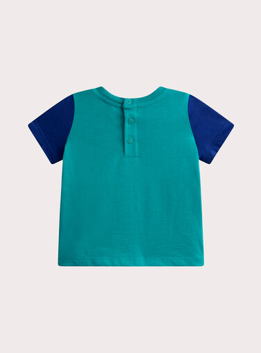 Turquoise TEE SHIRT SS WUBOTEE1 / 25SG10R1TMC202