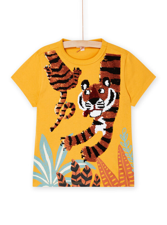 Yellow tiger T-shirt ROSUMTI4 / 23S902Y1TMCB116