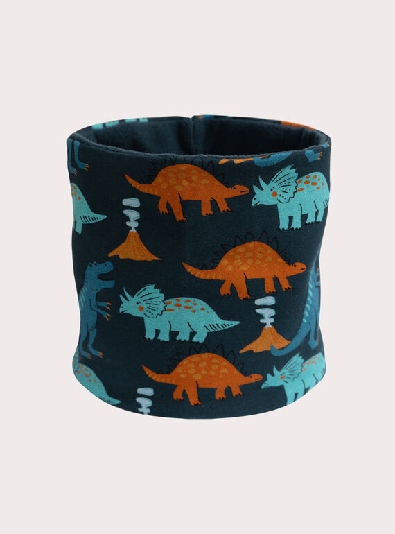  Dinosaur patterned snood for boys  VYOGROSNO2 / 24WI02M2SNO705