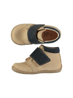 Baby boys' smart leather boots. FBGBOTHER / 19SK3841D0F080
