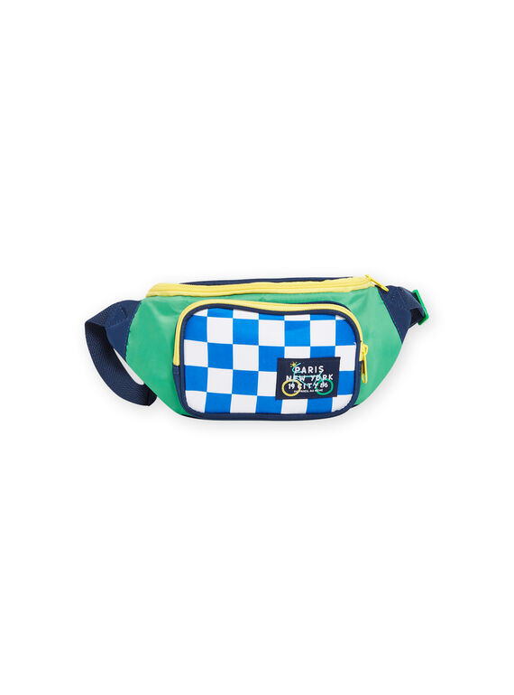 Child boy plaid fanny pack NYOGABANA / 22SI02O1BES705