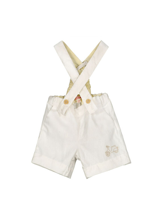 Baby boys' shorts with braces FUPOBER / 19SG10C1BER000