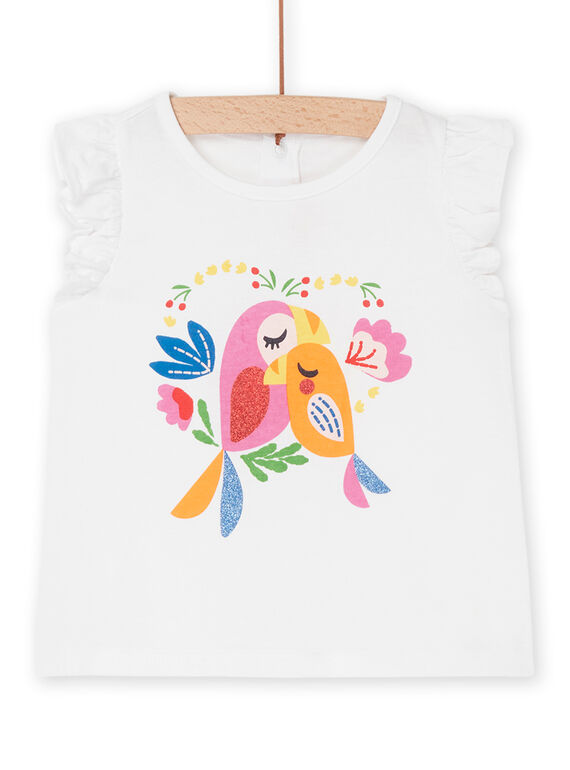 White mermaid T-shirt RIPOPTI / 23SG09X1TMC000
