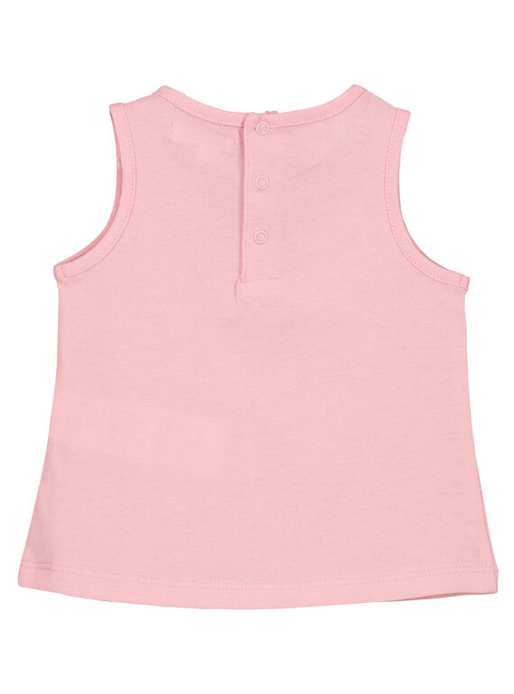 Baby girls' printed vest FICUDEB / 19SG09N1DEBD303