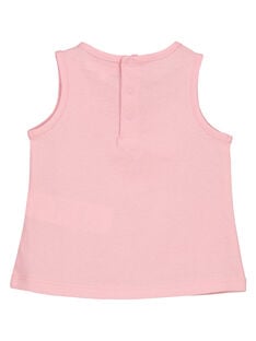 Baby girls' printed vest FICUDEB / 19SG09N1DEBD303