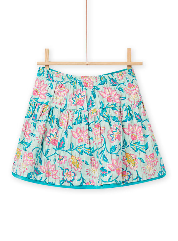 Reversible blue skirt child girl NAGAJUP1 / 22S901O1JUP611