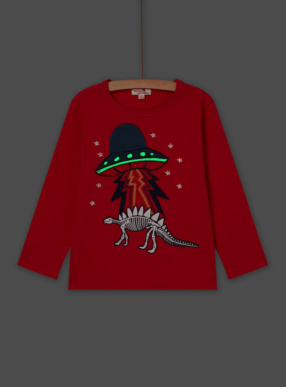 Long sleeve spaceship t-shirt POPRITEE2 / 22W902P4TMLE405